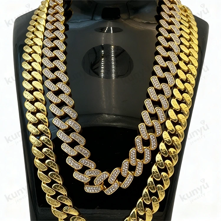 Kubanische Gliederkette aus Gold