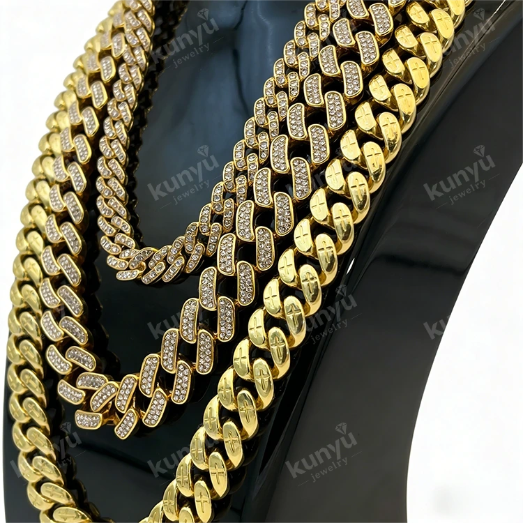Kubanische Gliederkette aus Gold