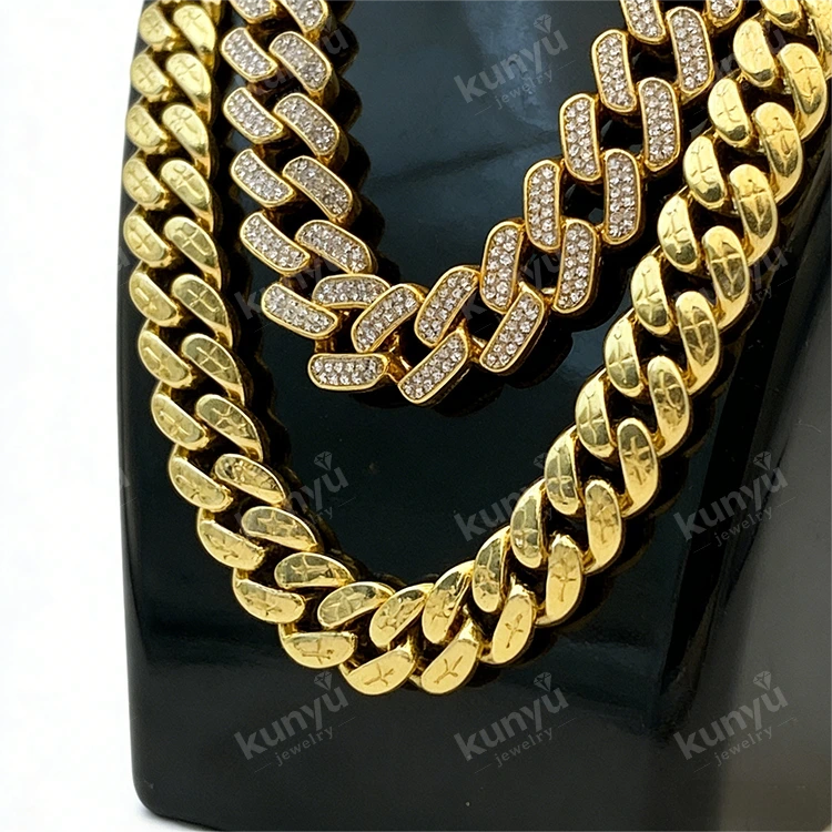 Kubanische Gliederkette aus Gold