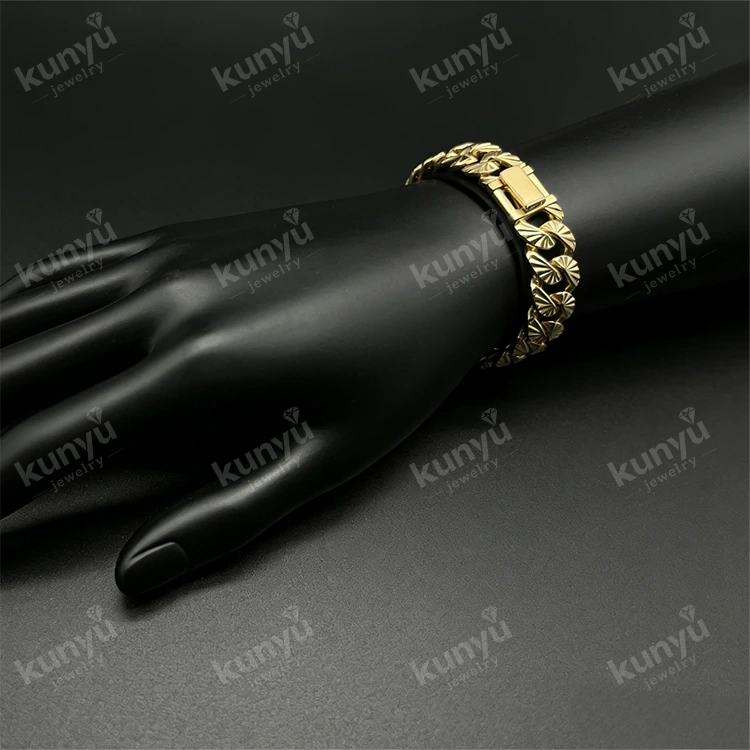 Vergoldetes Hip-Hop-Armband