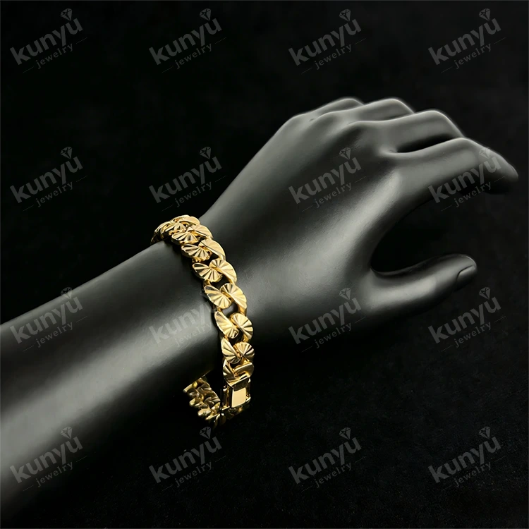 Vergoldetes Hip-Hop-Armband